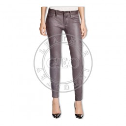 High Quality Ladies Dress Fashion Leather Pants